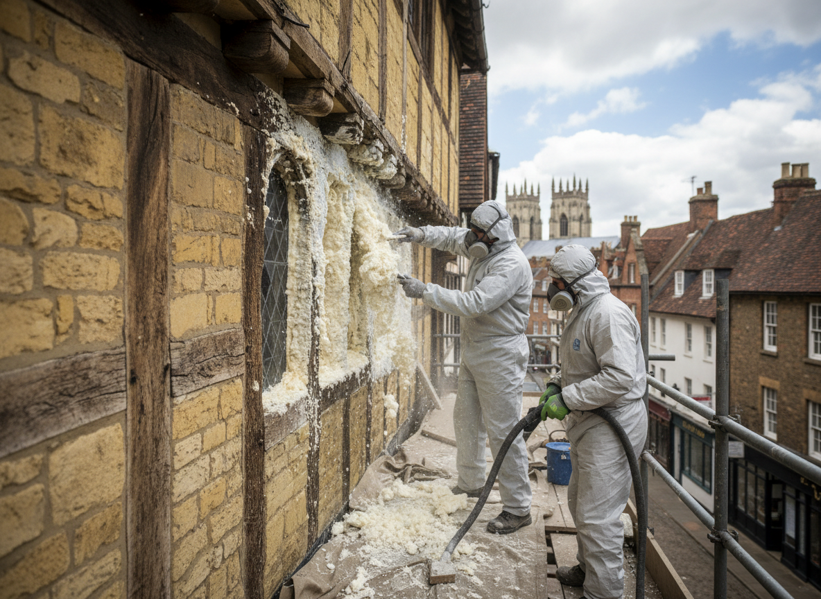 Removing Spray Foam From Historic York Buildings