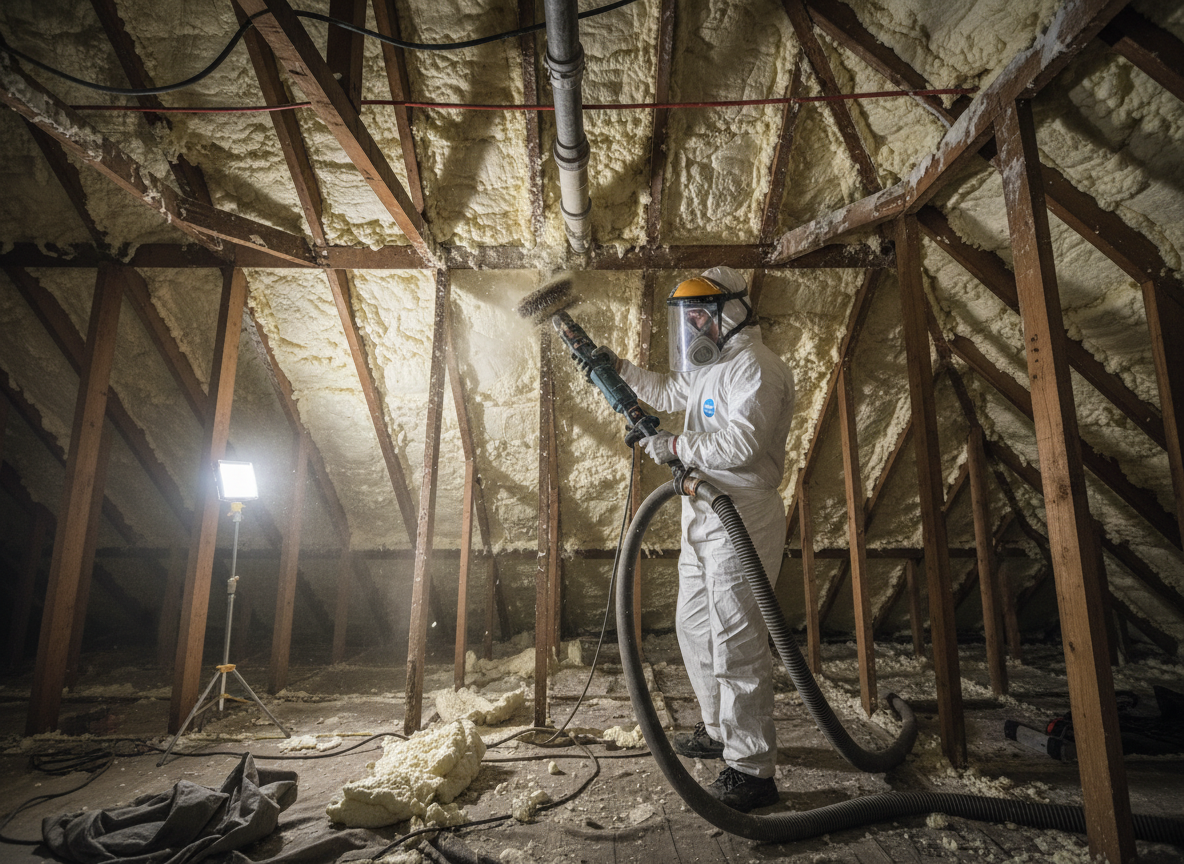 Spray Foam Removal in Dunnington, North Yorkshire YO19 5