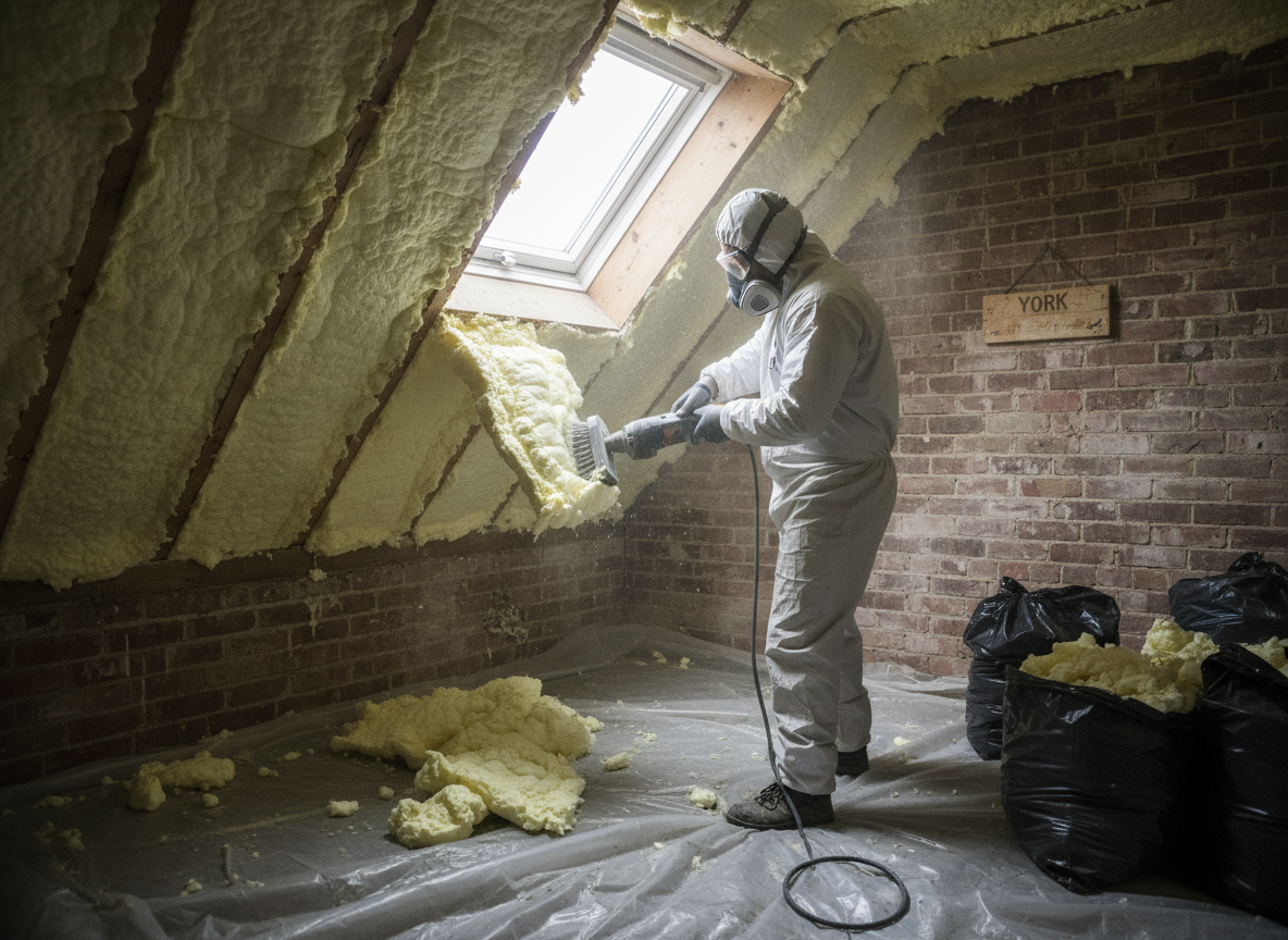 Spray Foam Removal in Strensall