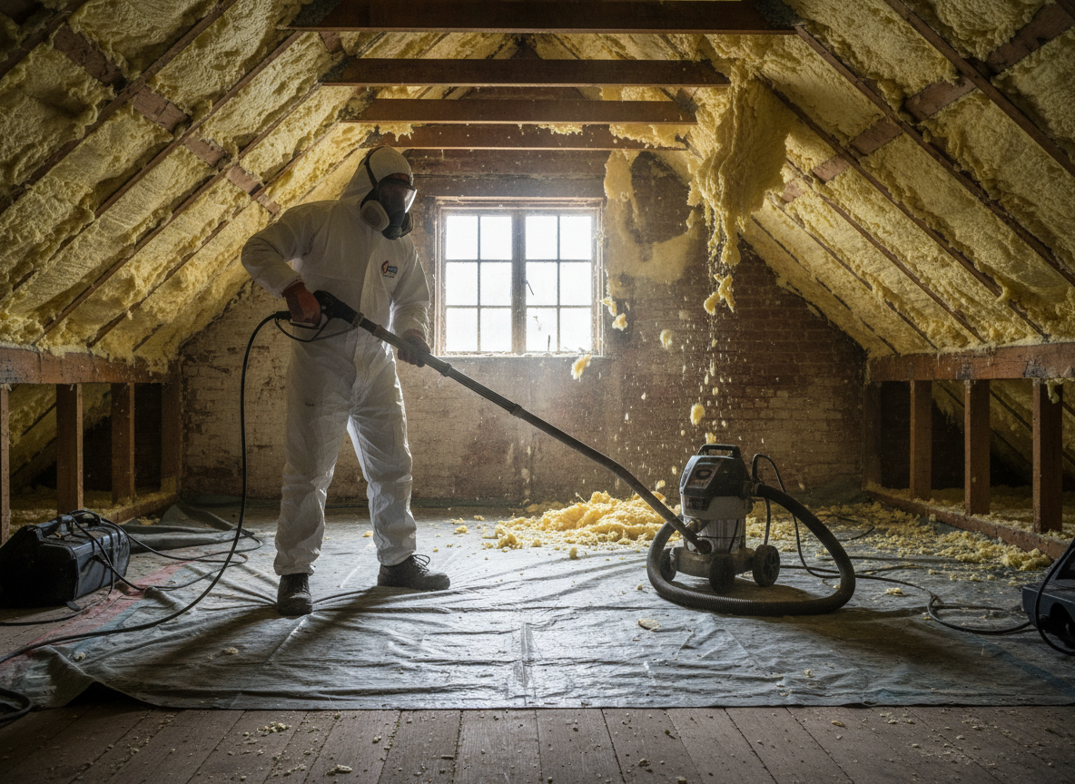 Same Day Spray Foam Removal in York, North Yorkshire