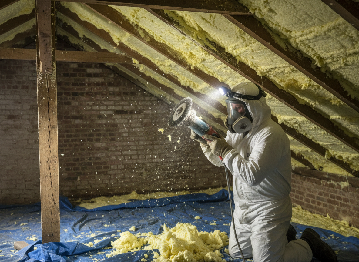 Thermal Spray Foam Removal in York, North Yorkshire